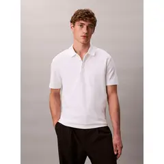 CALVIN KLEIN - POLO SS LUXE COTTON INTERLOCK POLO CK