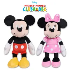 DISNEY CLASICOS - Peluches Mickey Mouse y Minnie Mouse Disney Pack