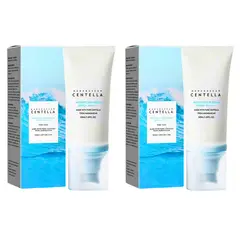 GENERICO - Pack 02 Centellas Madagascar Protector Bloqueador Solar 50+ Crema Hidratante Para Piel