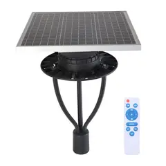 TRANSLINE - Luminaria Farola Tipo Isla Con Panel Solar 120w