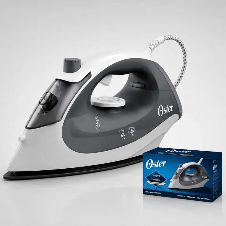 Plancha de Vapor 1400W Compacta Antiadherente Ligera Ropa Impecable GCSTBS5001