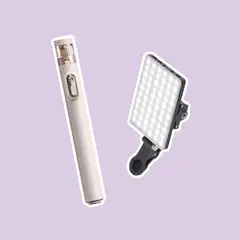 KUZLER - Trípode Aesthetic 1.70m + Luz LED Selfie
