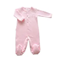 WAWA PIMA - PIJAMA BEBE NIÑA JACQUARD BUNNY ROSE