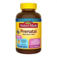 GENERICO - Nature Made Prenatal con ácido fólico + DHA