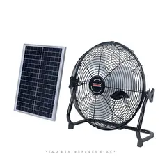 GENERICO - VENTILADOR DE CARGA SOLAR CON PANEL EXTERNO