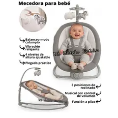 BEBE - Mecedora de Swing Vibraciones Relajantes