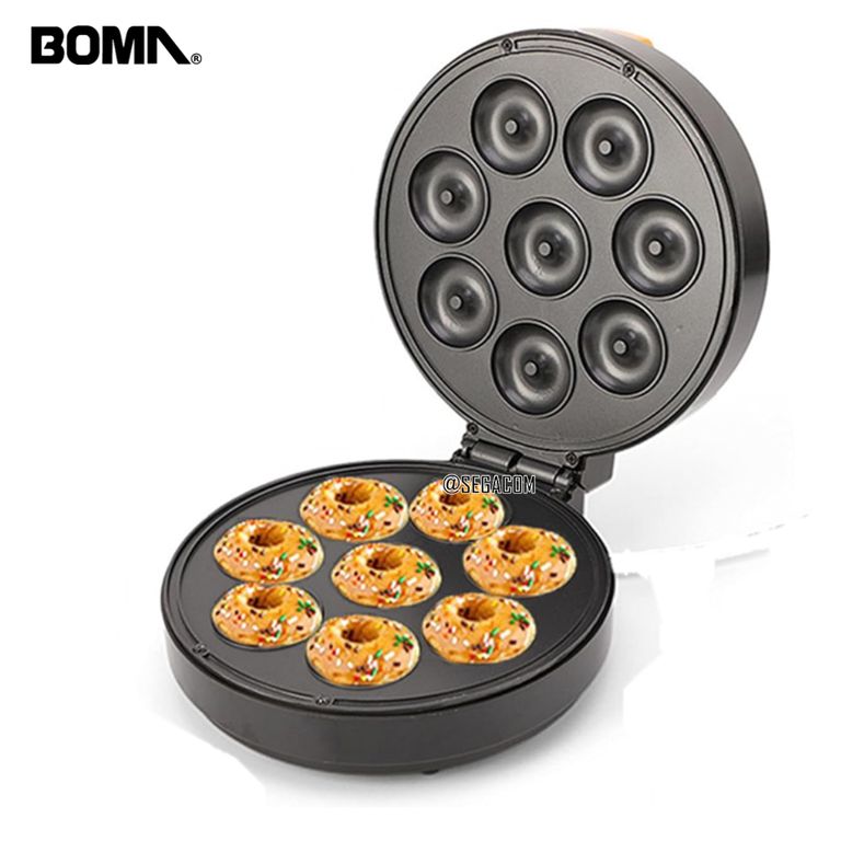 Maquina Waflera Eléctrica para Hacer Donuts -DONAS- Black
