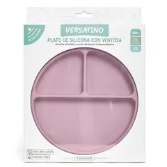 VERSATINO - Plato de Silicona con Ventosa - Lila