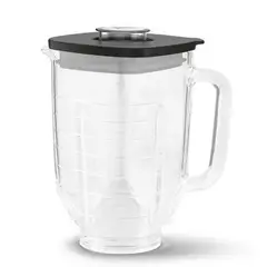 OSTER - Vaso de Vidrio de 1.75 con Tapa y Dosificador