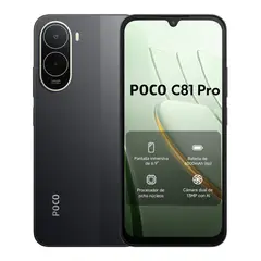 XIAOMI - POCO C81 Pro Negro 4GB + 128GB