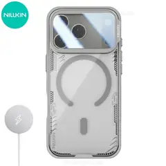 NILLKIN - Case para iPhone 17 Pro Iceblade MagSafe - Gris
