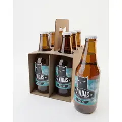GENERICO - SIXPACK - CERVEZA ARTESANAL 7 VIDAS AMERICAN PALE ALE BT 331ML