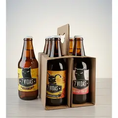 GENERICO - SIXPACK MIXTO - CERVEZA ARTESANAL 7 VIDAS BT 330ML