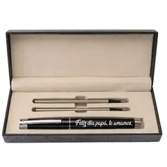 S/M - LAPICERO BOLIGRAFO PERSONALIZADO CON ESTUCHE DE LUJO Y DOS RECARGAS DE REGALO 916698920