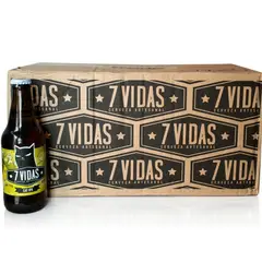 GENERICO - CAJAx24 - CERVEZA ARTESANAL 7 VIDAS CAT IPA BT 330ML