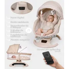 BEBE - Silla Nido Mecedora para Automatica Deluxe a Control App
