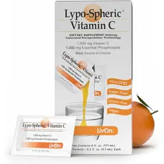 GENERICO - Vitamina C en polvo Lypo–Spheric Liposomal Vitamina C 1000mg 30 paquetes LivOn Laboratories