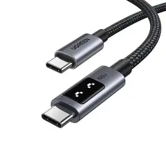 UGREEN - Cable Uno USB-C A USB-C Carga Rápida 100W Pantalla LED 2 Metros