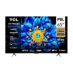 TCL - Televisor 65” QD Mini led 4K Modelo 65P8L Google TV
