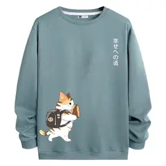 YANSUS - Polera Hombre Gatito Negro