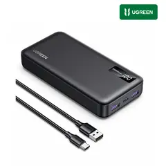 UGREEN - PowerBank 22.5w 20,000mAh con Cable USB-C Para Galaxy iPhone 17