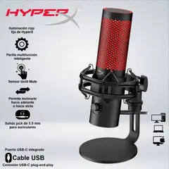 HYPERX - MICRÓFONO USB QUADCAST 2 (NEGRO)