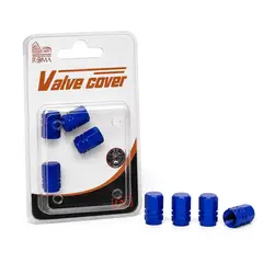 OEM - Tapas De Pitón Cilíndrico Hexagonal Azul 4Pcs