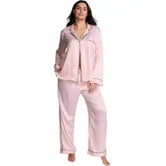 Victoria'S Secret - CONJUNTO DE PIJAMA SATEN VICTORIAS SECRET LARGO