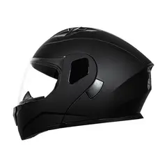 UNIVERSAL - Casco abatible para moto KRATOZ K30 CC negro mate DOT
