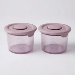 VERSATINO - Set de 2 Mini Recipientes 4oz / 120 ml - Lila