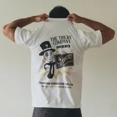 THE TRICKY COMPANY - Polo blanco ChocoTricky
