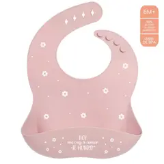 VERSATINO - Babero de Alimentación para Bebés de Silicona - Rosa