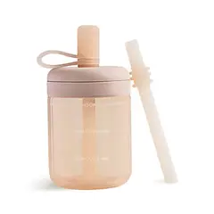 VERSATINO - Vaso Evolutivo con Doble Sorbete - Rosa claro