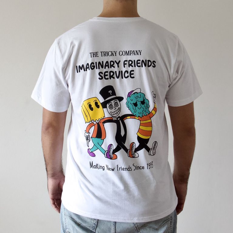 Polo Blanco Tricky Imaginary Friends