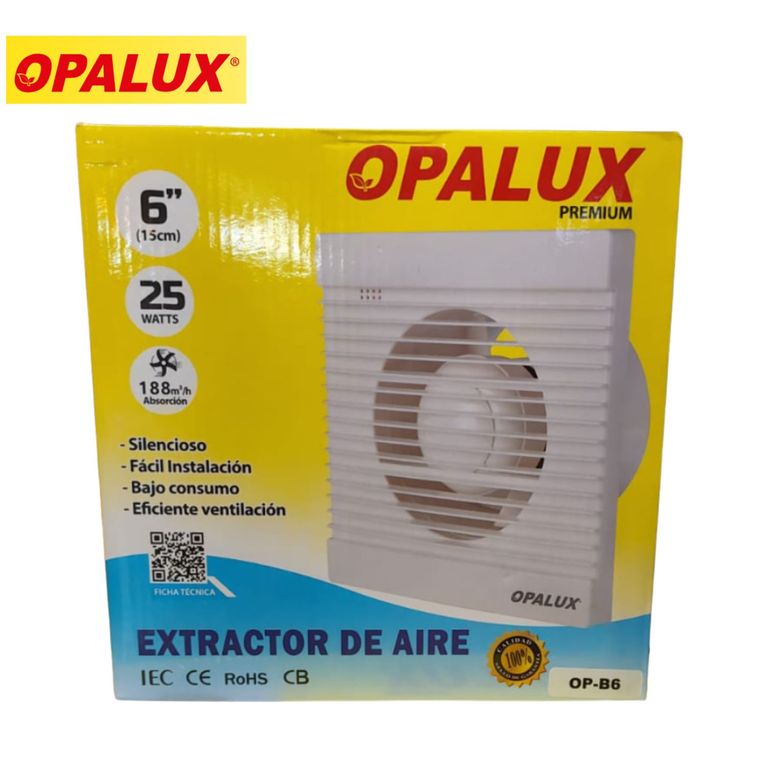 Extractor de Aire OP-B6 de 6 pulgadas 25 W
