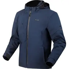 LS2 - Casaca para moto de hombre BOLTON azul oscuro