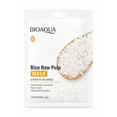 BIOAQUA - Mascarilla Facial Arroz 10UND