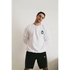 THE TRICKY COMPANY - Polera oversized blanca Tricky Graveyard Service