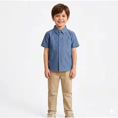 STILO VNICO - Manuel, camisa tipo jean, stilo vnic@, azul, primera edicion, 75 unidades