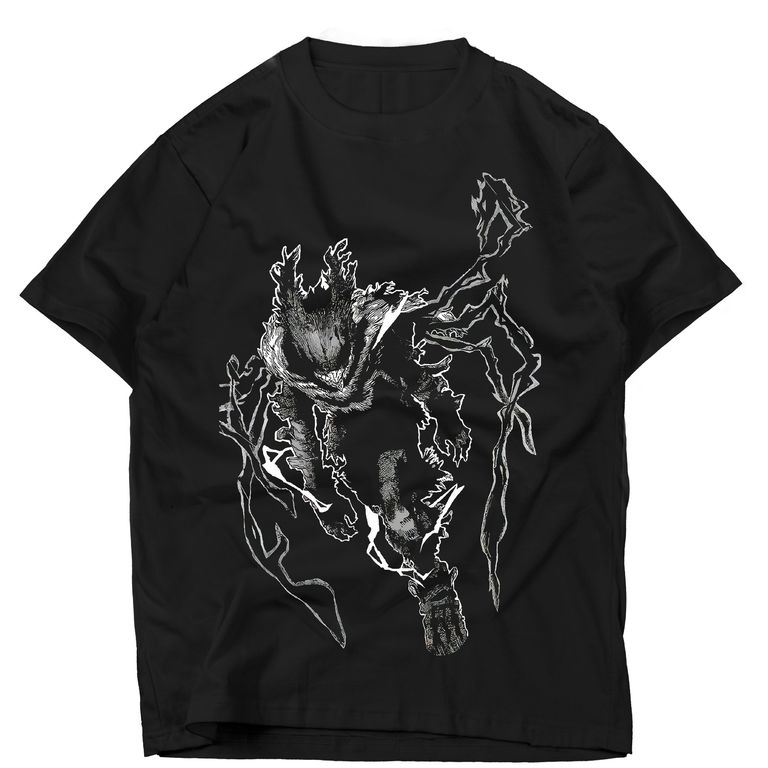 Polo Manga Corta Unisex My hero academy DEKU Peace And Love.