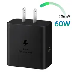 SAMSUNG - Adaptador de corriente de 60W - Black