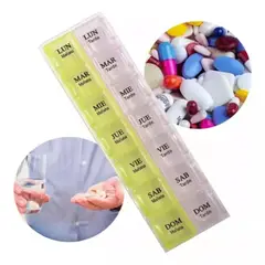 GENERICO - Pastillero Organizador Semanal Mañana Tarde