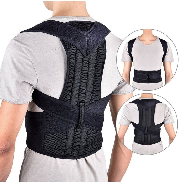 Corrector Postura Espalda Para Hombre Y Mujer Faja Ajustable