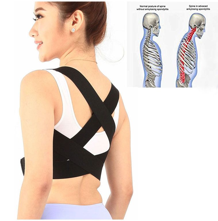 Corrector Postura Espalda Para Hombre Y Mujer Faja Ajustable