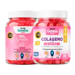 SOTTCOR LABS - Gomitas de Colageno - 150 Gomitas + Gomitas BBL Aguaje - 150 Gomitas