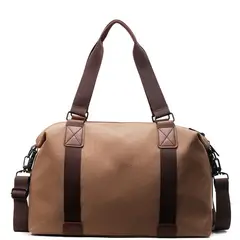 TIOZONEY - Bolsa Gran Capacidad Para Viajes Hombres Y Mujeres Deportes - Marrón