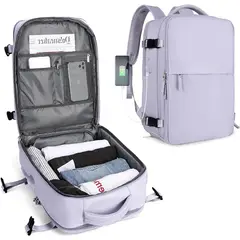 TIOZONEY - Mochila de viaje para mujeres hombros