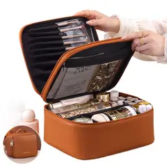 TIOZONEY - Cosmetiquero Profesional Doble Compartimiento