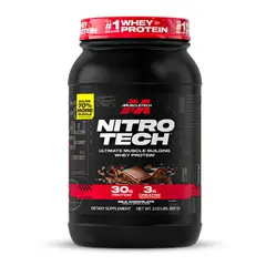 Muscletech - Nitrotech Whey Protein - Proteina Nitrotech Performance 2 LB - Milk Chocolate