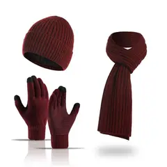 TIOZONEY - Pack Gorro Bufanda y Guantes